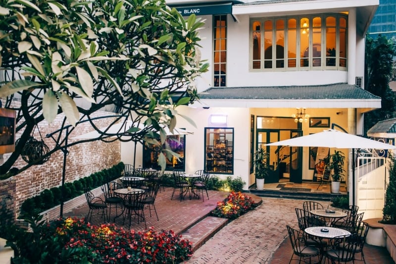 cafe sân vườn Hà Nội