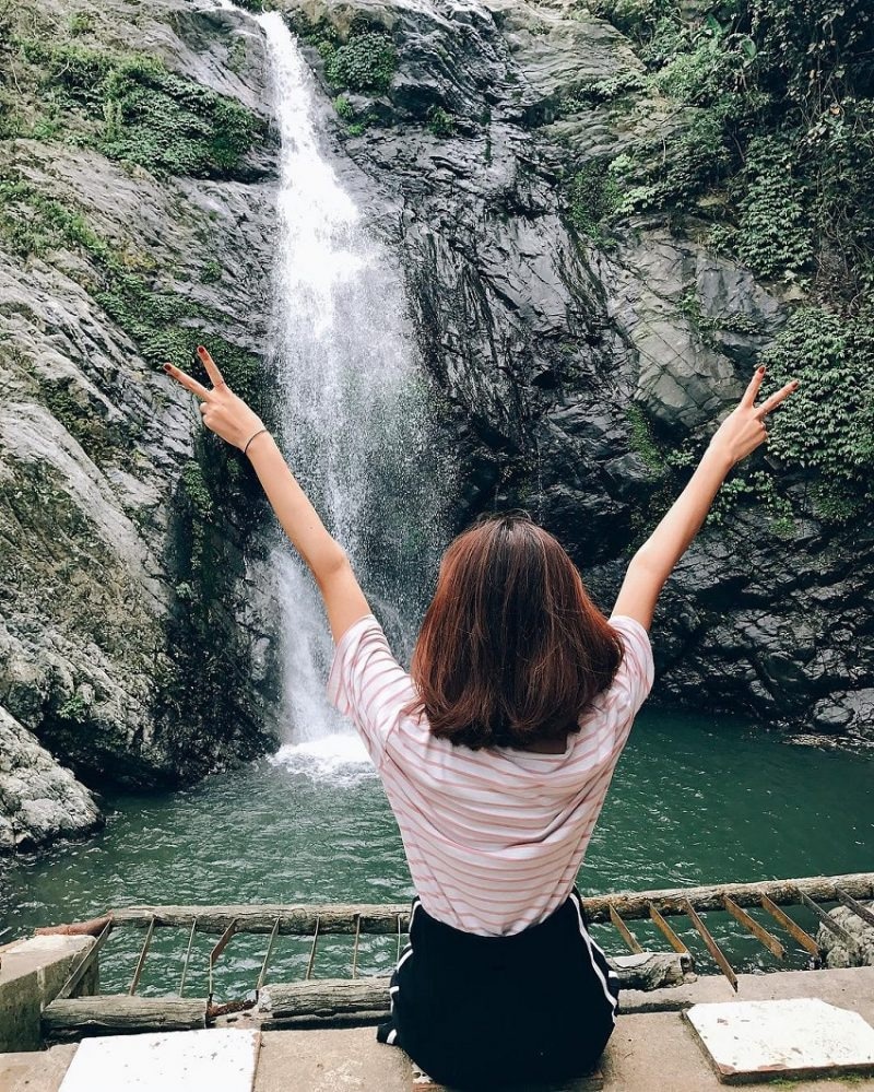 Check-in thác Thăng Thiên