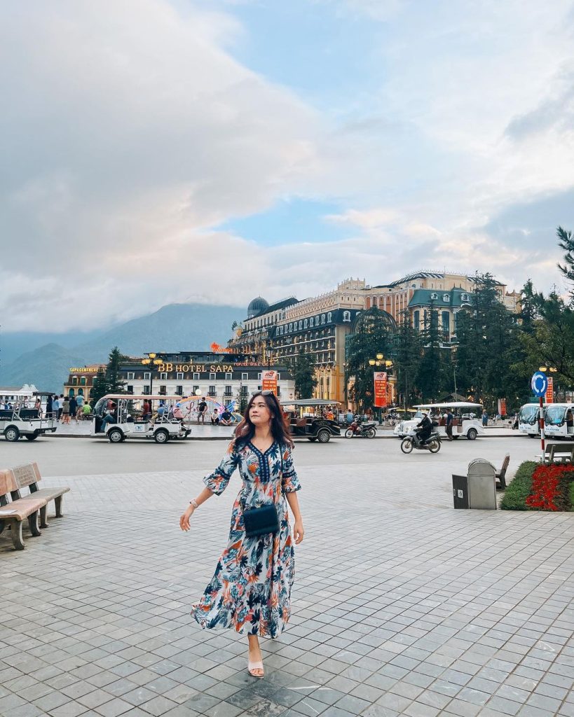 Check-in quảng trường Sapa