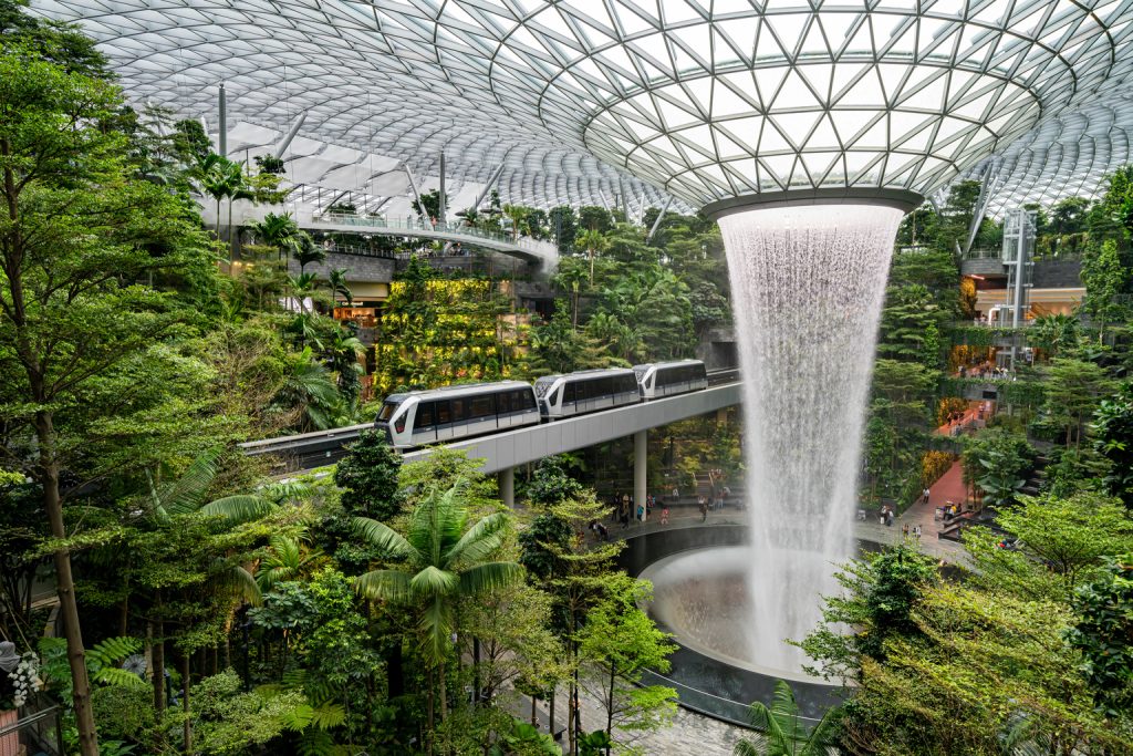 HSBC Rain Vortex - Changi Transit
