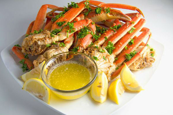 Món cua tuyết hấp đầy hấp dẫn