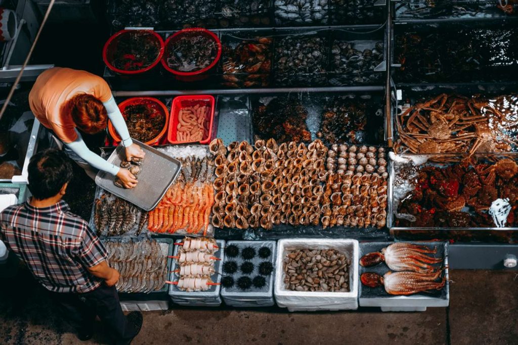 ตลาดปลานอร์ยางจิน (Noryangjin Fish Market)