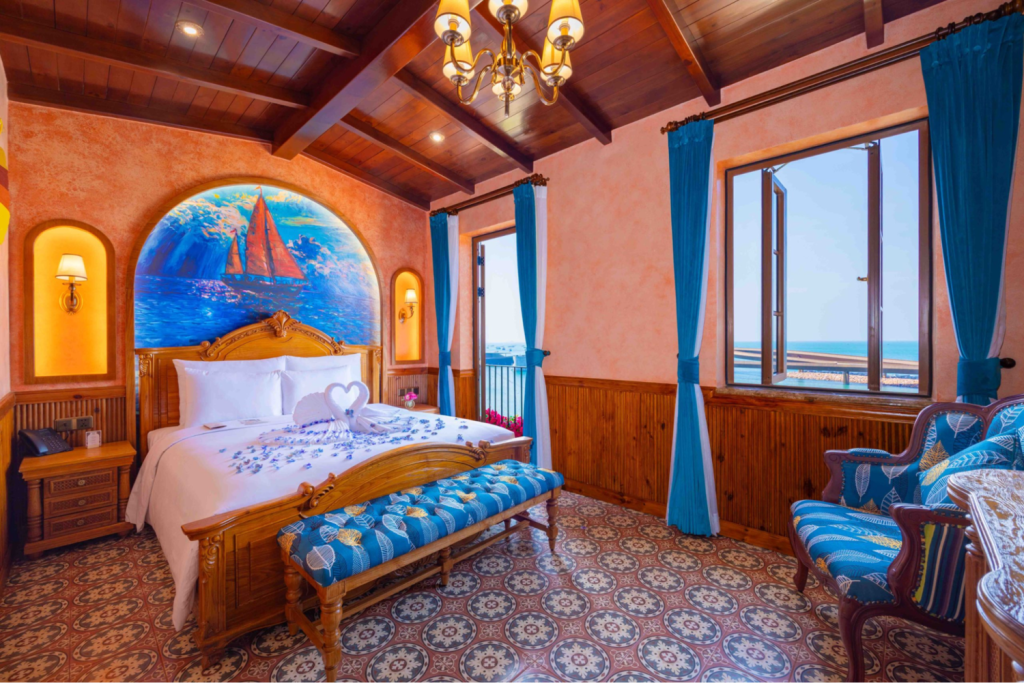 Phòng khách sạn lãng mạn tại Venice Hotel Phu Quoc