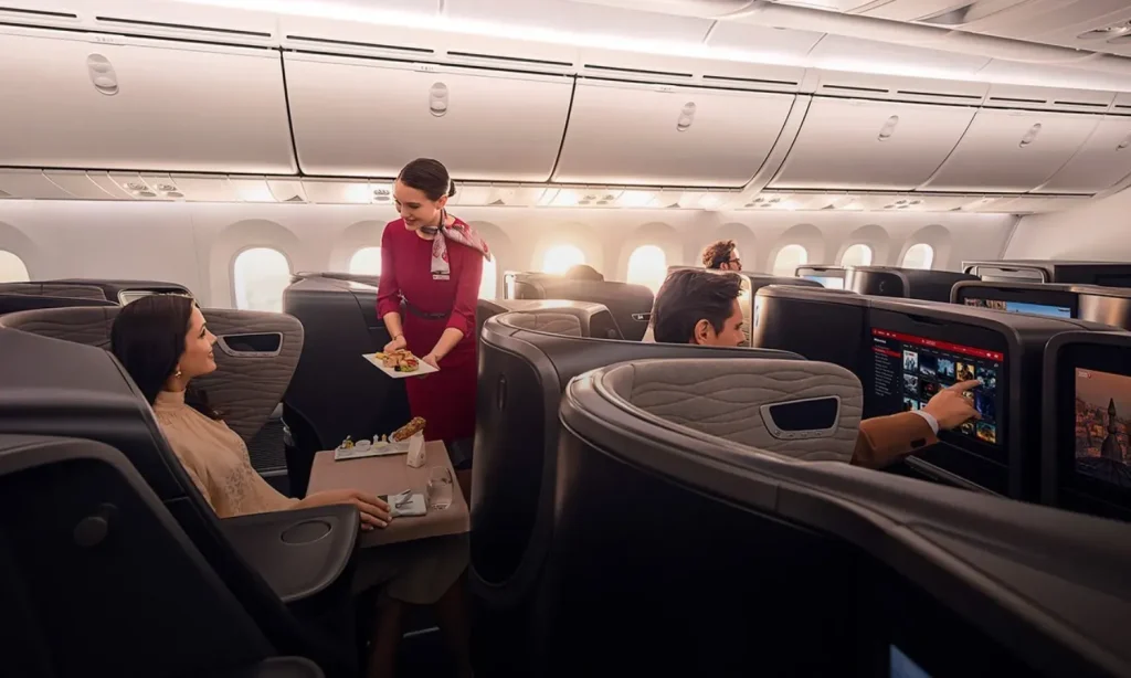 Hành khách luôn được quan tâm và chăm sóc chu đáo trên suốt hành trình bay