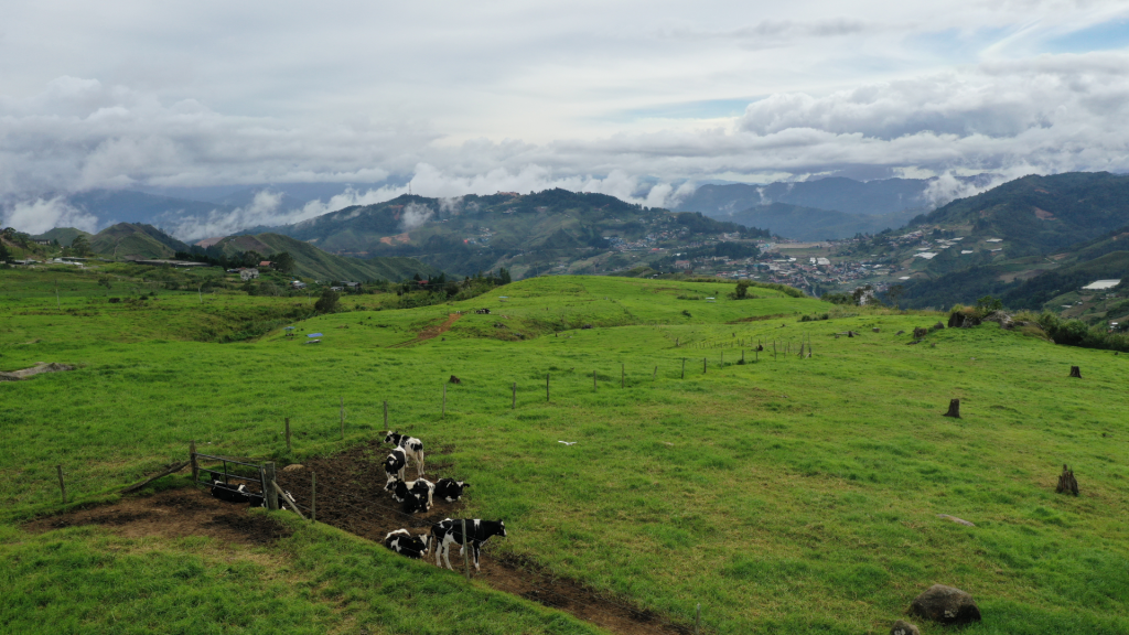 Kundasang mountain scenery in Sabah