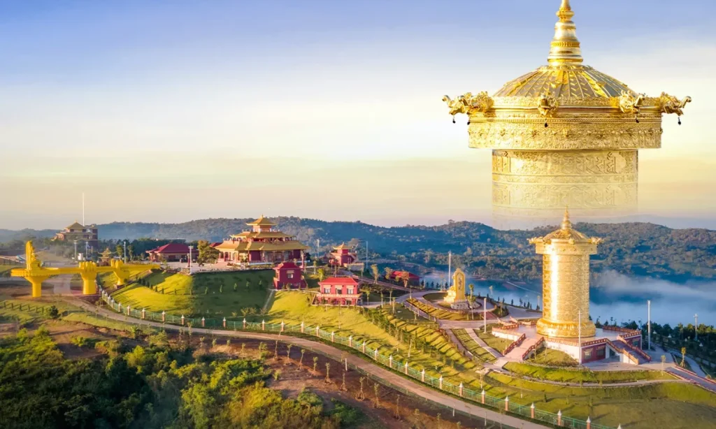 Khung cảnh yên bình và thoáng mát tại Samten Hills Da Lat