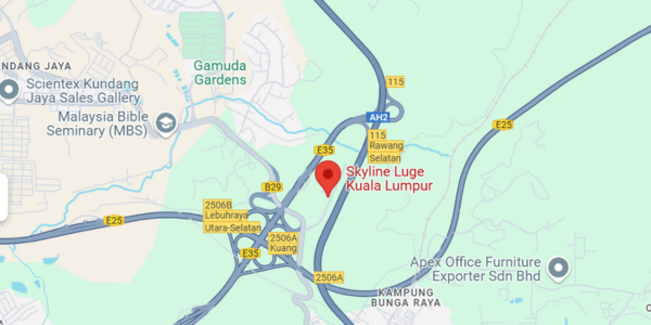 Location and How to Get to Skyline Luge Kuala Lumpur