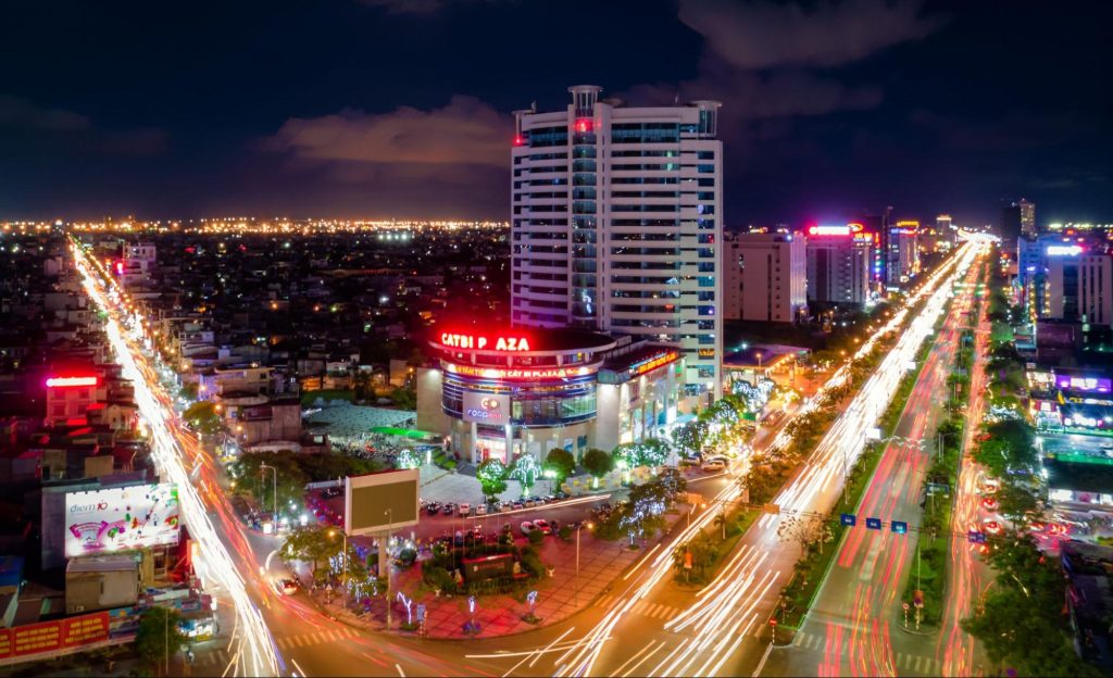 Thành phố Hải Phòng lung linh về đêm | Đồi thiên văn Hải Phòng