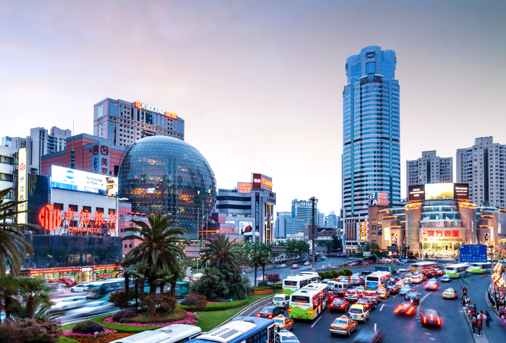 Xujiahui in Shanghai