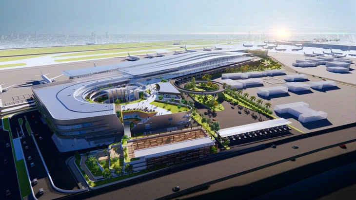 Phối cảnh nhà ga T3 Tân Sơn Nhất 