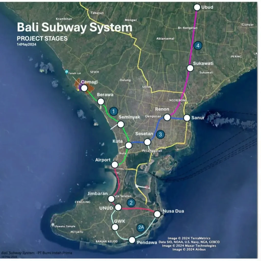 Rute LRT Bali 