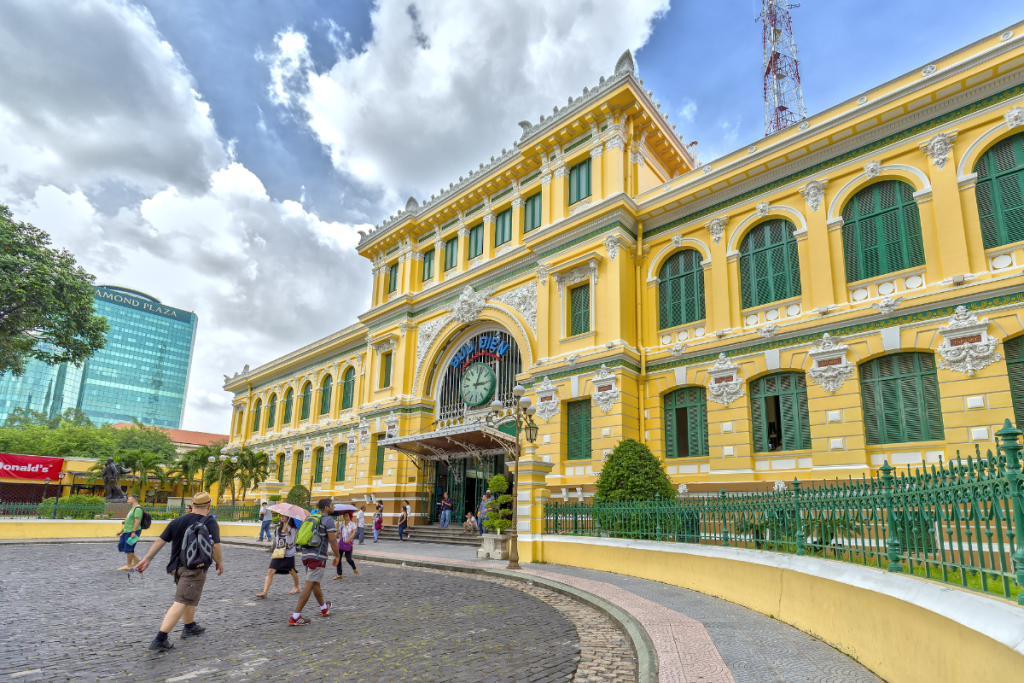 Bưu điện Trung tâm Sài Gòn – Cảnh đẹp Sài Gòn