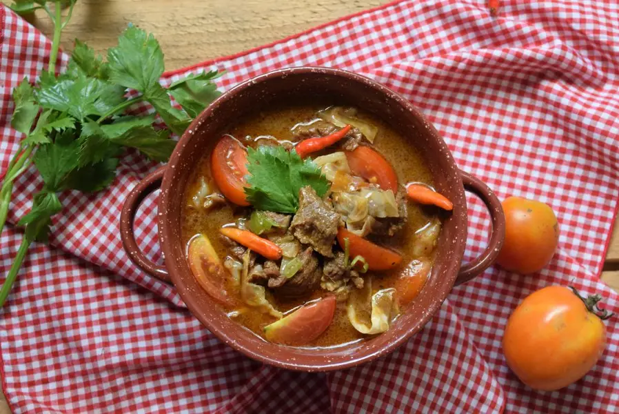 Tongseng Pak Kribo - kuliner khas kaliurang