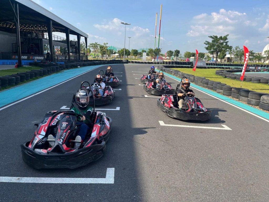 The Global City sở hữu cung đường đua Go Kart đạt tiêu chuẩn quốc tế