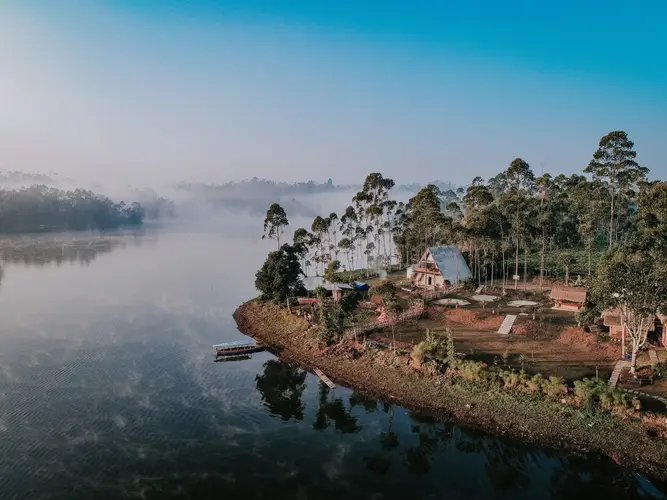 Gaspol Situ Cileunca camping di Bandung dengan udara sejuk