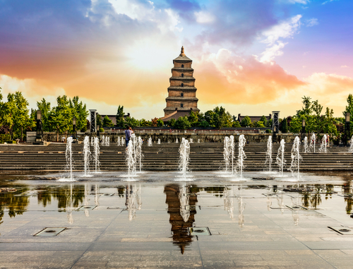 เจดีย์ห่านป่าใหญ่ (Big Wild Goose Pagoda)