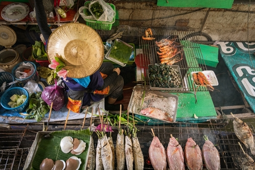 ที่เที่ยวประจวบคีรีขันธ์ ตลาดน้ำหัวหินสามพันนา