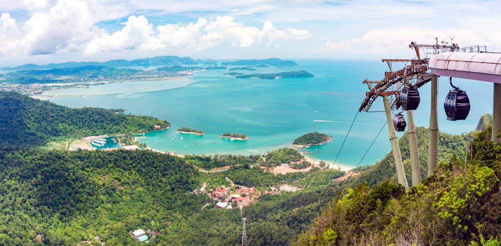 Also known as Langkawi Sky Cab,a gondola lift