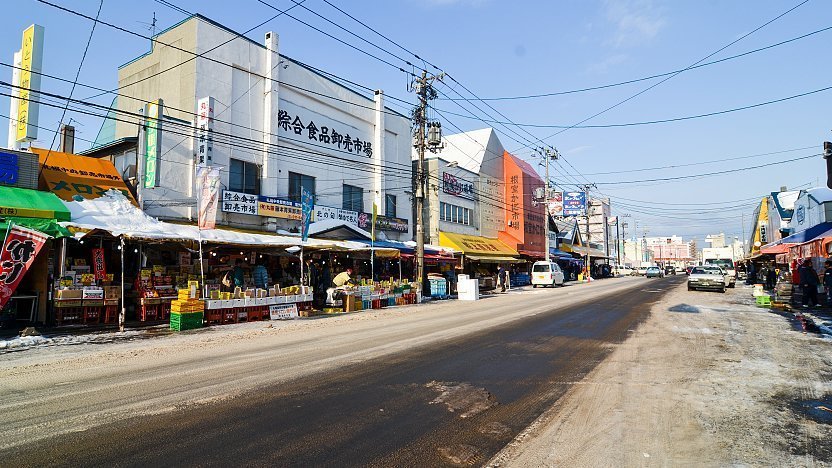 ตลาดปลาโจไก (Jogai Ichiba Market) – ซัปโปโร
