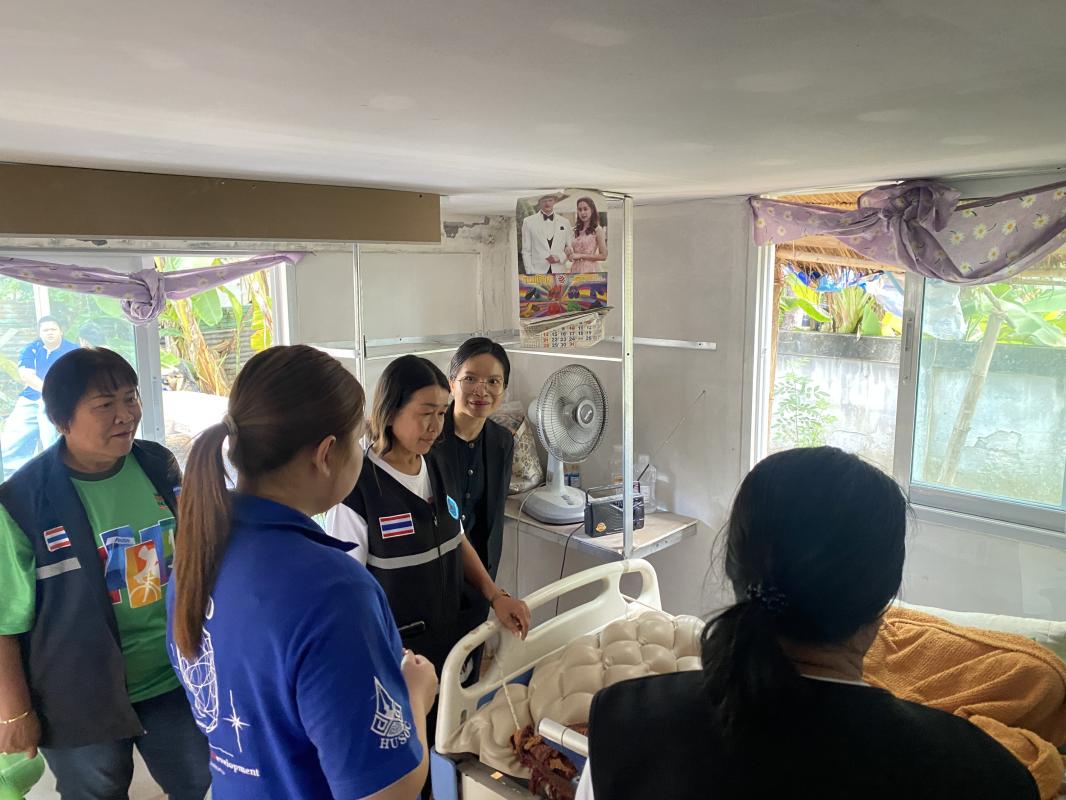 ลงพื้นที่สำรวจปัญหาและความต้องการของคนพิการในชุมชน ตำบลนาหนองทุ่ม อำเภอชุมแพ จังหวัดขอนแก่น