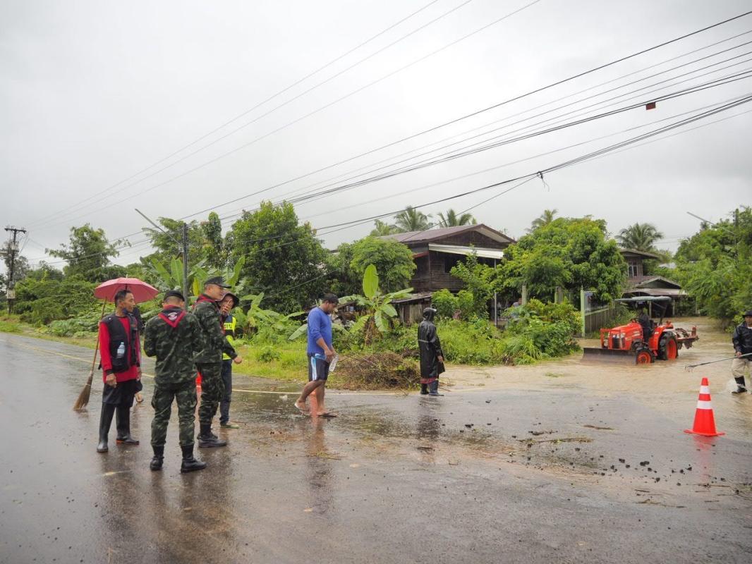 การไฟฟ้าพนมดงรัก ตัดกระแสไฟฟ้า สองข้างทางถนนหมายเลข 224 บ้านรุน-พนมดิน เพื่อความปลอดภัย