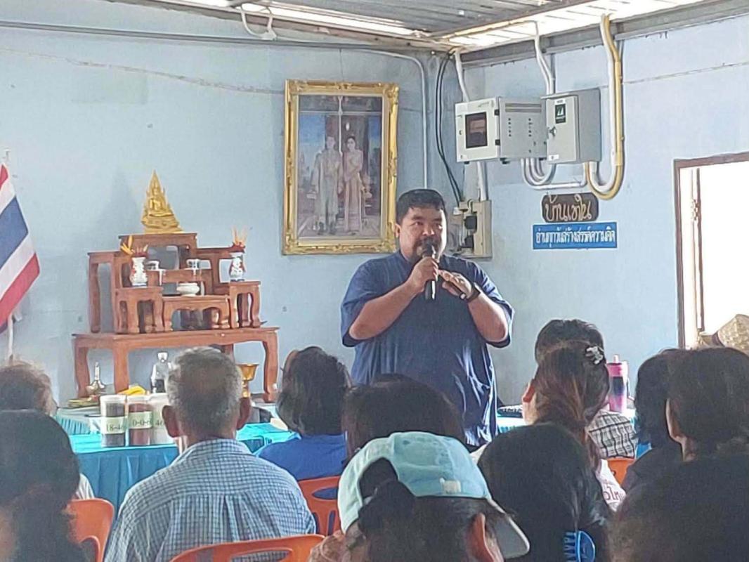 เกษตรกระแสสินธุ์ ร่วมกับ เกษตรสงขลา "ถ่ายทอดความรู้การจัดการดินปุ๋ยสำหรับปาล์มน้ำมัน ณ ศูนย์จัดการศัตรูพืชชุมชนตำบลเขาใน อำเภอกระแสสินธุ์ จังหวัดสงขลา"
