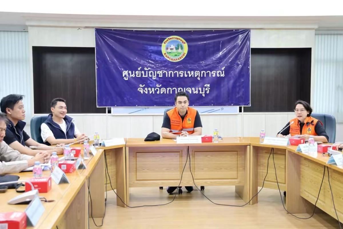 เกาะติดน้ำท่วมกาญจนบุรี! มท.3 ลงพื้นที่ด่วน เร่งช่วยผู้ประสบภัย&ndash;เดินหน้าเยียวยา