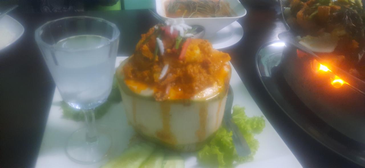 ห่อหมกมะพร้าวอ่อน