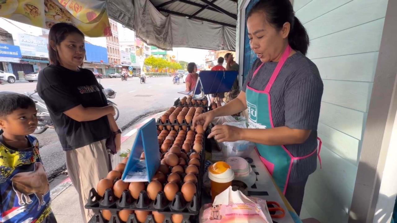 ชาวตรังแห่หนุน &ldquo;อนุทิน&rdquo; ต่ออายุ &ldquo;ไทยช่วยไทยพลัส&rdquo; แม่ค้าเผย สร้างกำลังซื้อจับจ่ายคึกคัก แม้เผชิญภาวะของแพง วอน เห็นใจคนจน บางรายมีเงินซื้อไข่แค่ฟองเดียว