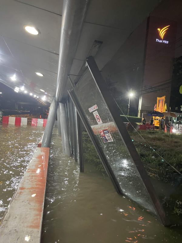 น้ำท่วมวิภาวดีรังสิต