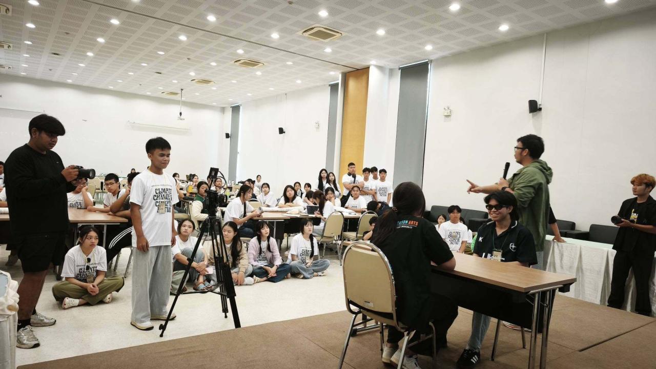 ค่ายนักเล่าเรื่องโลกร้อน จุดพลังเยาวชนสื่อสาร Climate Action