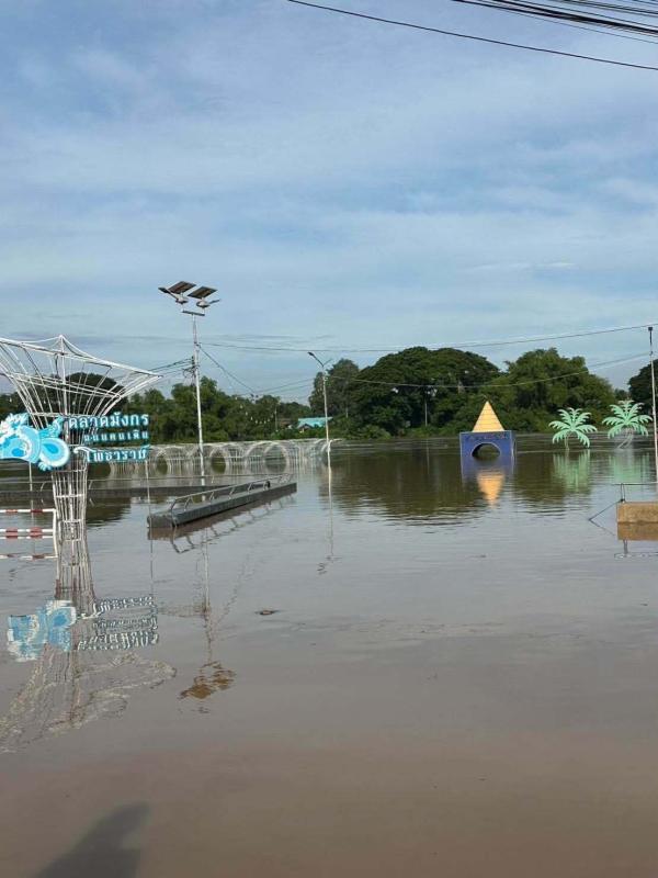 หาดทรายโพธาราม จ.ราชบุรี ระดับน้ำเพิ่มขึ้นต่อเนื่อง