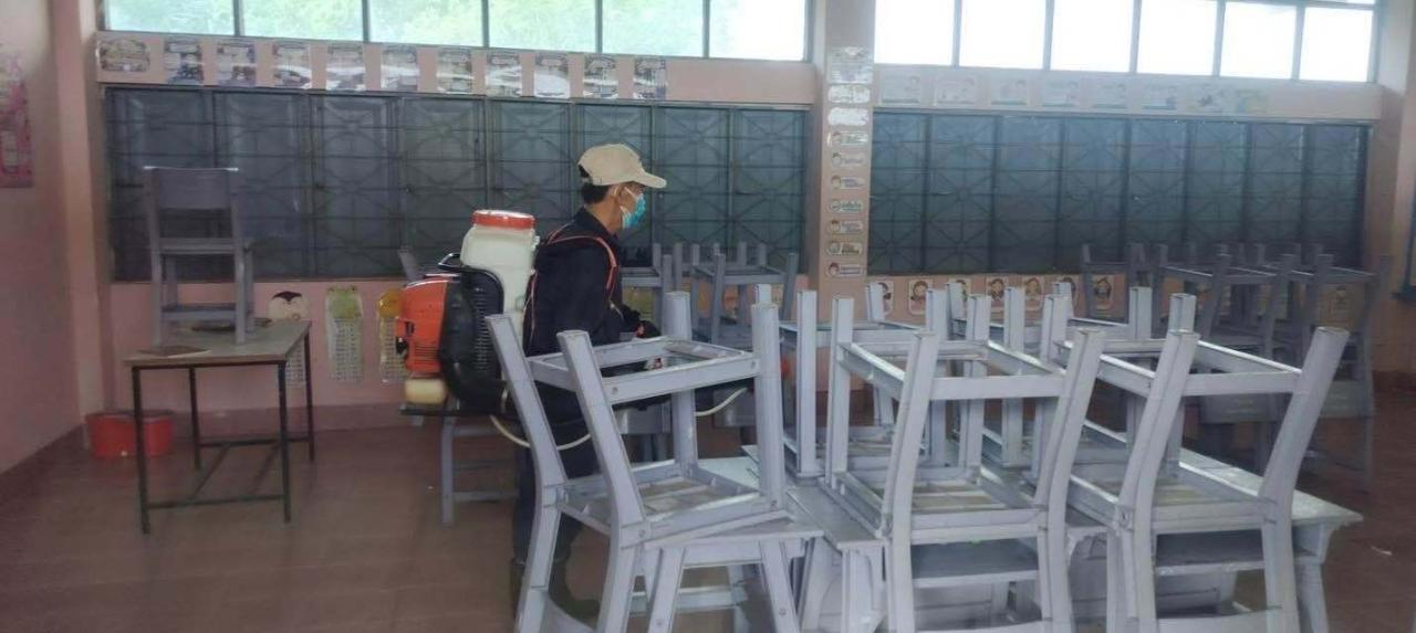 ทต.บางเหรียง กำจัดยุงและแมลงพาหะนำโรคชุมชนปลอดภัย