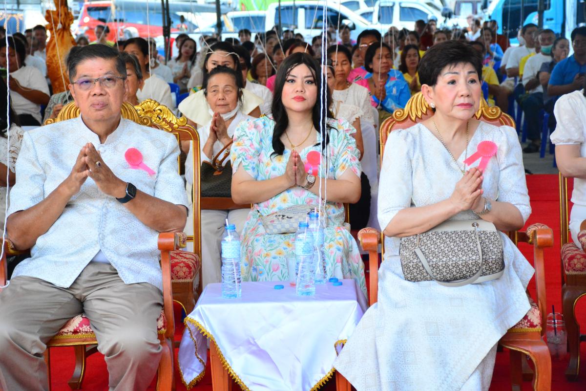 สมุทรปราการ-ครอบครัว &ldquo;พาณิชย์พิศาล&rdquo; ร่วมบุญใหญ่ เททองหล่อสมเด็จองค์ปฐม &ldquo;หลวงพ่อบุญใหญ่&rdquo;