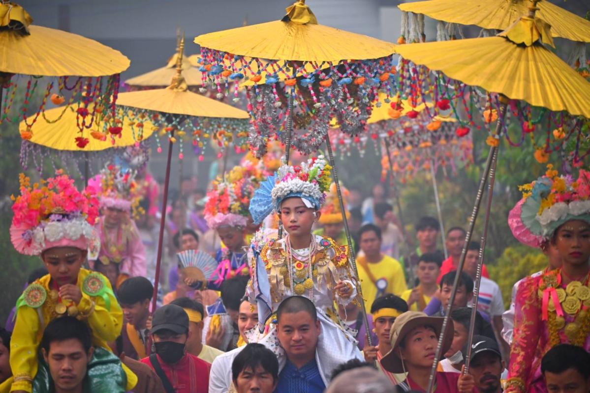 ปอยส่างลอง วัดในสอย แม่ฮ่องสอน งดงาม เปี่ยมศรัทธา