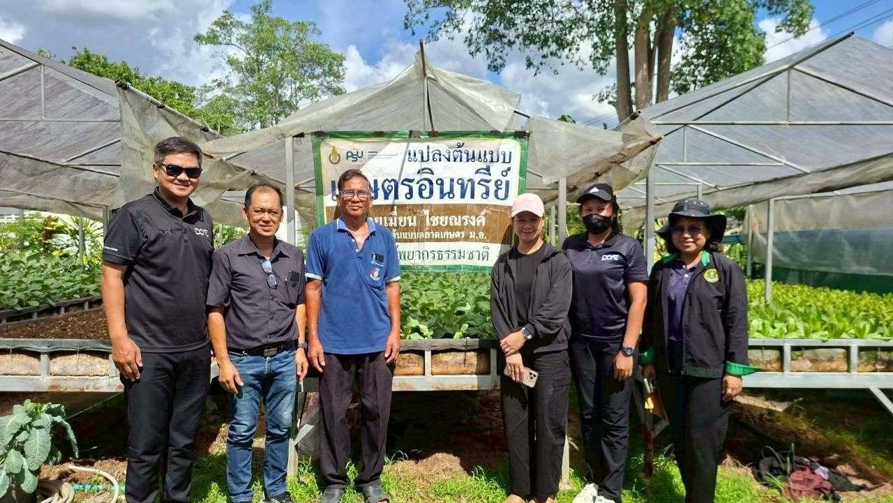 เกษตรควนเนียง ต้อนรับคณะติดตามผลการดำเนินงานโครงการ ศพก. ณ ศูนย์ ศพก.เครือข่าย ต.บางเหรียง อ.ควนเนียง