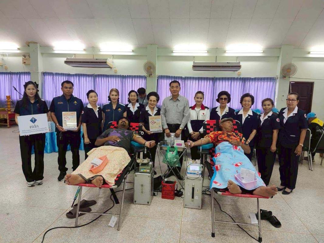 >>> เหล่ากาชาดจังหวัดอ่างทอง ออกหน่วยรับบริจาคโลหิต ดวงตา อวัยวะ และร่างกาย ในพื้นที่อำเภอสามโก้ <<<