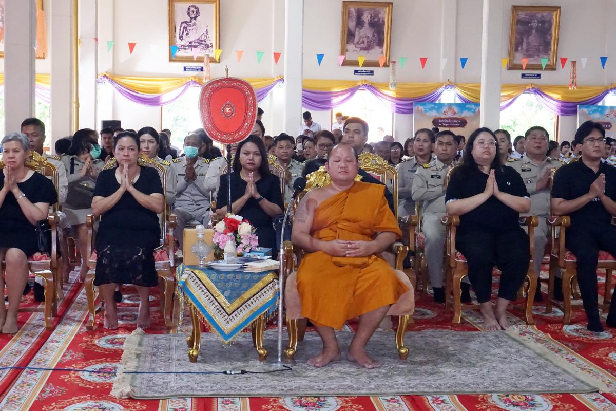 วัดพุทธภาวนาราม ประกอบพิธีบำเพ็ญกุศลสตมวาร ครบ 100 วัน อุทิศถวายเป็นพระกุศล แด่สมเด็จพระเจ้าลูกเธอ เจ้าฟ้าพัชรกิติยาภา นเรน ทิราเทพยวดีกรมหลวงราชสาริณีสิริพัชร มหาวัชรราชธิดา
