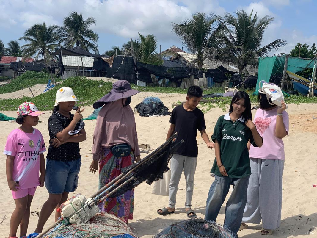 เรียนรู้วิถีประมง เชื่อมโยงสู่การอนุรักษ์ชายหาดม่วงงาม 