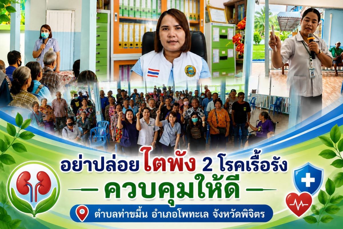 อย่าปล่อยให้ไตพัง 2 โรคเรื้อรังควบคุมให้ดี