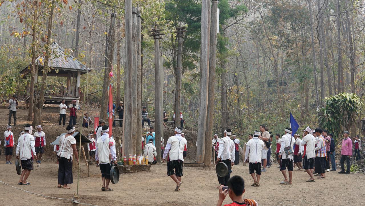 ประเพณีกั่งควั่ง เทศกาลปีใหม่ชาวกะยัน (กะเหรี่ยงคอยาว) ห้วยปูแกง