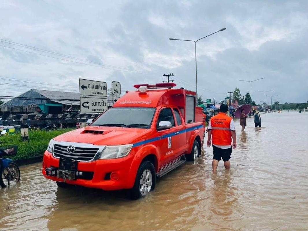 สุรินทร์เฝ้าระวังสถานการณ์น้ำพนมดงรัก หลังเขื่อนแสรจอกน้ำล้น เตือนพื้นที่ลุ่มต่ำเตรียมรับมือ