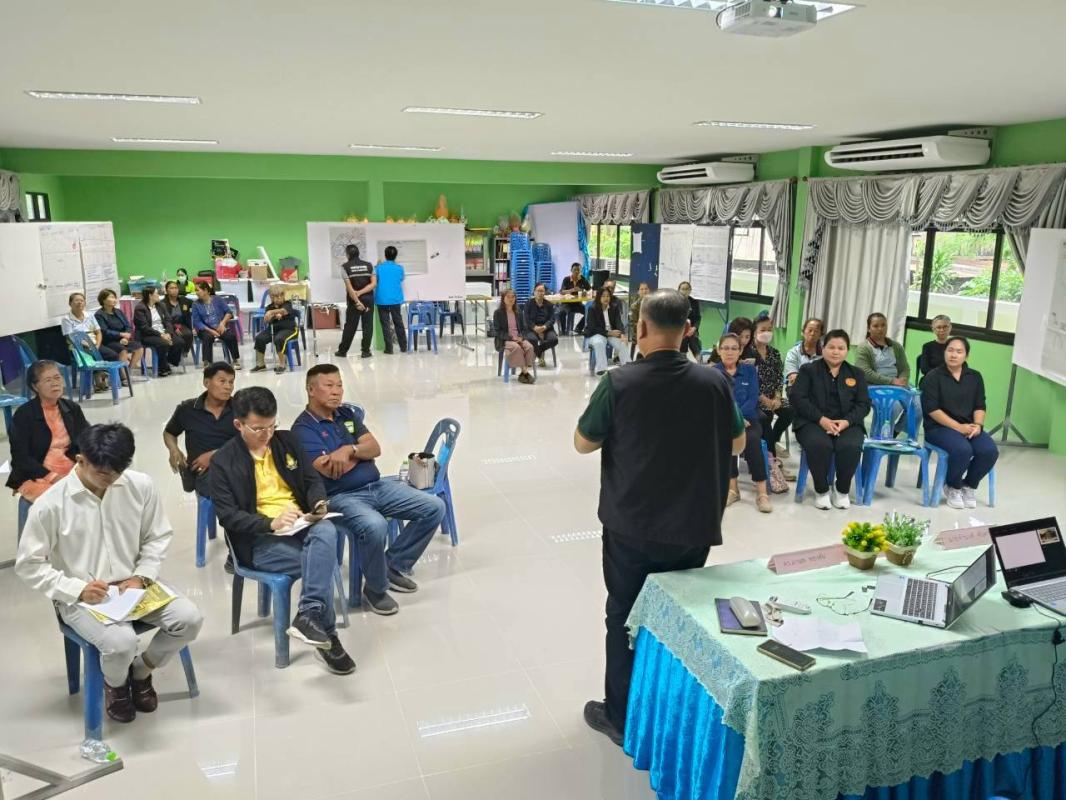 การอบรมกองทุนรวมประกันสุขภาพท้องถิ่นตำบลหินซ้อน