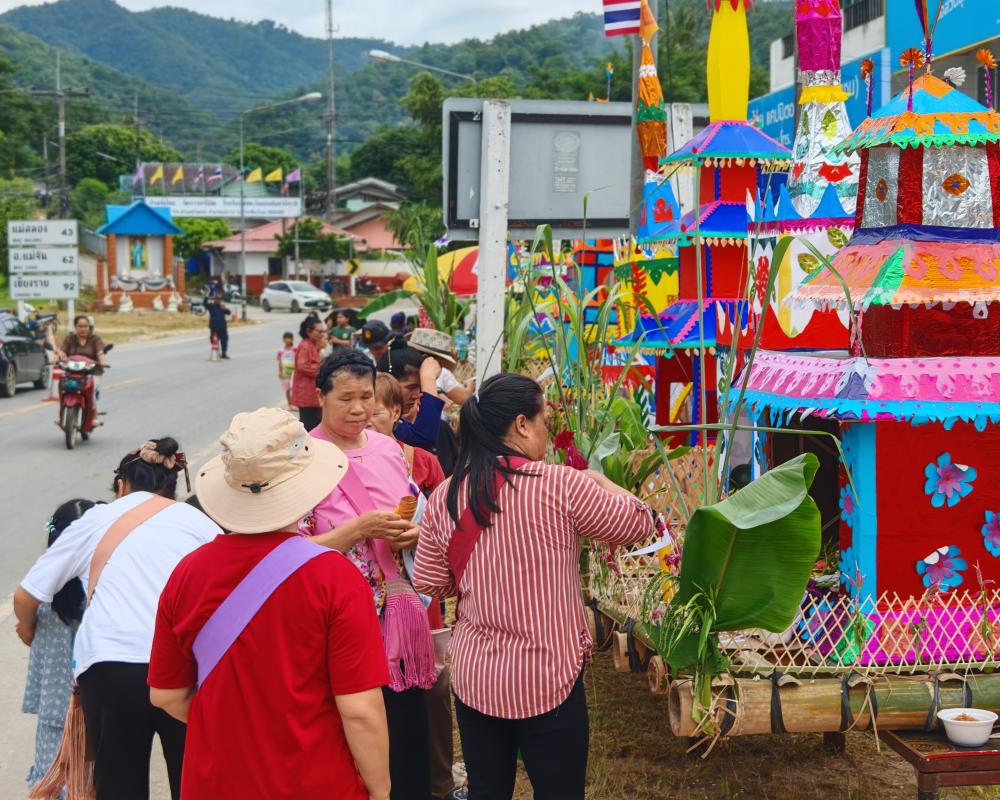 พิธีลอยจองพระอุปคุต บ้านร่มไทย