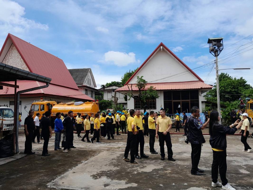 กิจกรรมรวมพลังสร้างสัปประสู่วัดด้วยวิถี ๕ ส (Be Cleaning Day) 