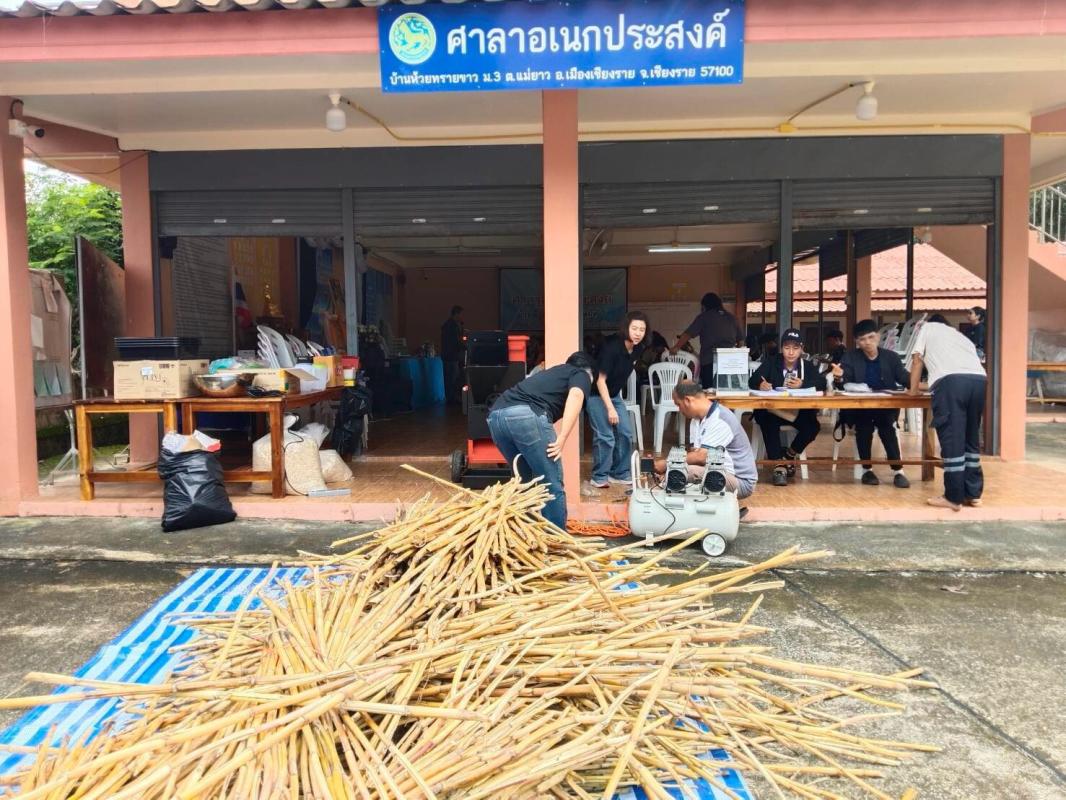 ไก่ดำแม่ยาว มุ่งลดการเผา สร้างมูลค่าวัสดุเหลือใช้ทางการเกษตร