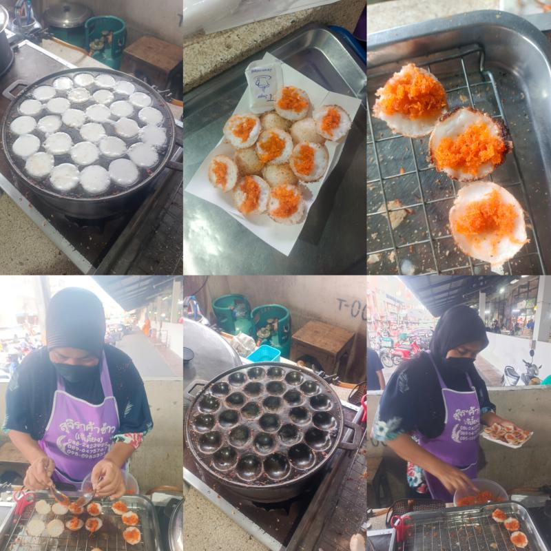 ขนมครกร้านบังในตลาดสดเทศบาลนครศรีธรรมราช
