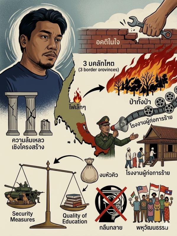 เมื่อแม่ทัพแก้ไฟใต้ไม่ได้แต่ กลับไปโทษ &ldquo;โรงเรียนสอนศาสนา ทั้งปอเนาะและตาดีกาคือแหล่งบ่มเพาะไฟใต้&ldquo;