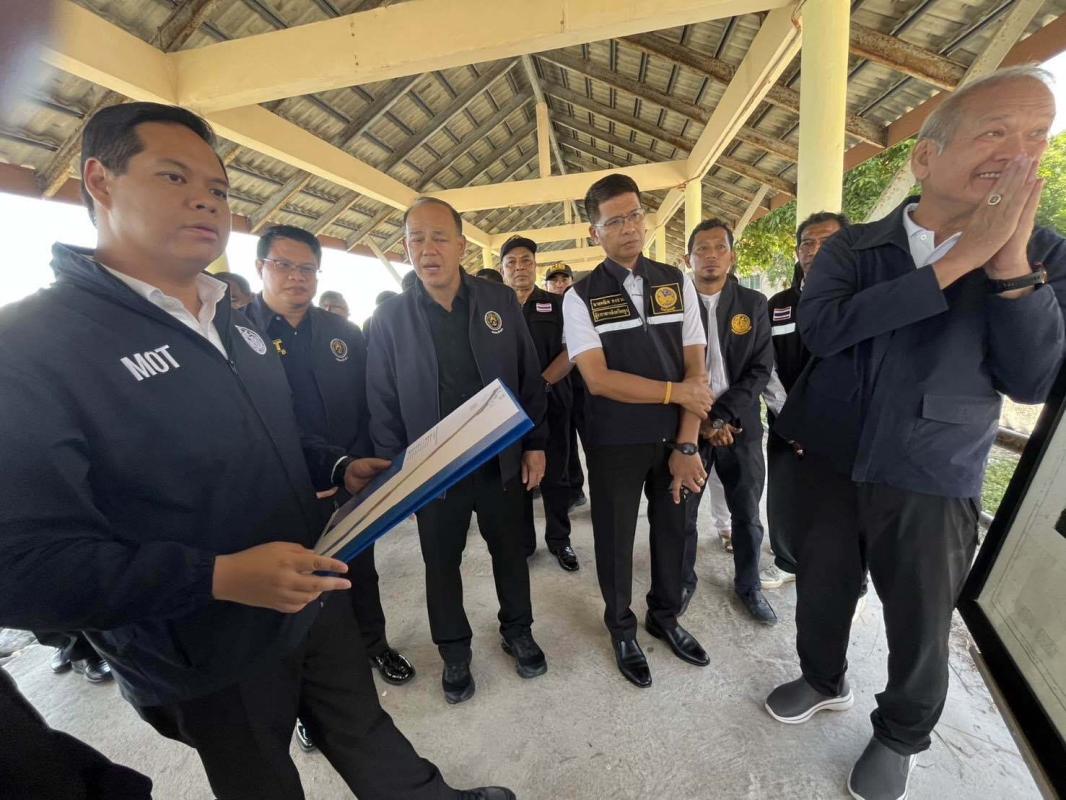 รมช.คนาคมลงพื้นที่เตรียเปิดเดินเรื่องสตูล-เปอร์ลิส