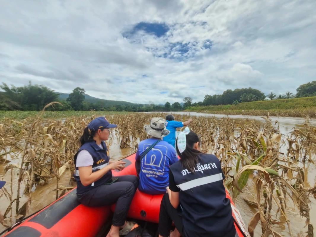 อบต.อุ้มผางเร่งสำรวจความเสียหายภาคเกษตร หลังฝนหนัก–น้ำท่วม เปิดรับลงทะเบียนขอความช่วยเหลือ
